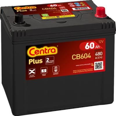 CENTRA CB604 - Startera akumulatoru baterija