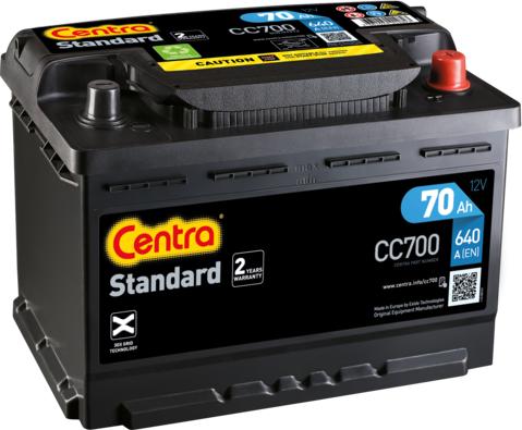 CENTRA CC700 - Startera akumulatoru baterija