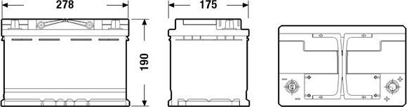 CENTRA CK720 - Startera akumulatoru baterija