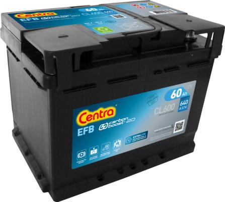 CENTRA CL600 - Startera akumulatoru baterija