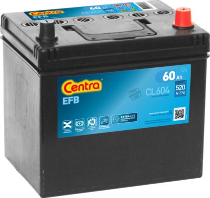 CENTRA CL604 - Startera akumulatoru baterija