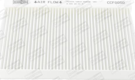 Champion CCF0050 - Filtrs, Salona telpas