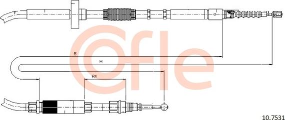 Cofle 10.7531 - Auto Part