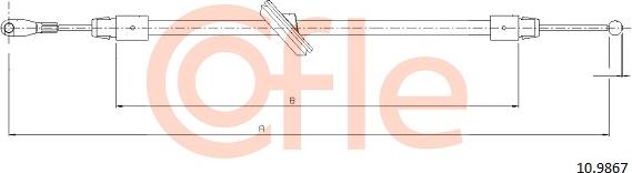 Cofle 10.9867 - Auto Part