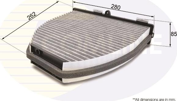 Comline EKF176A - Filtrs, Salona telpas