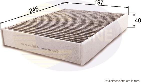 Comline EKF323A - Filtrs, Salona telpas