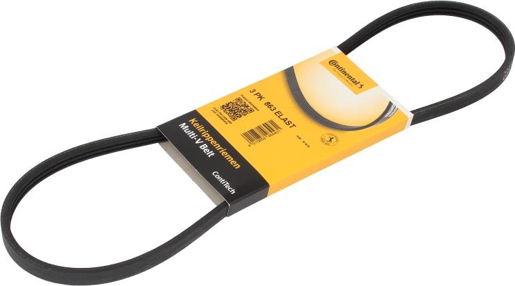 CONTINENTAL 3PK863ELAST - 3PK863 ELAST SIKSNA