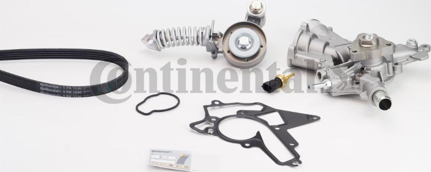 CONTINENTAL 5PK1230WP2 - Ūdenssūknis + ķīļrievu
