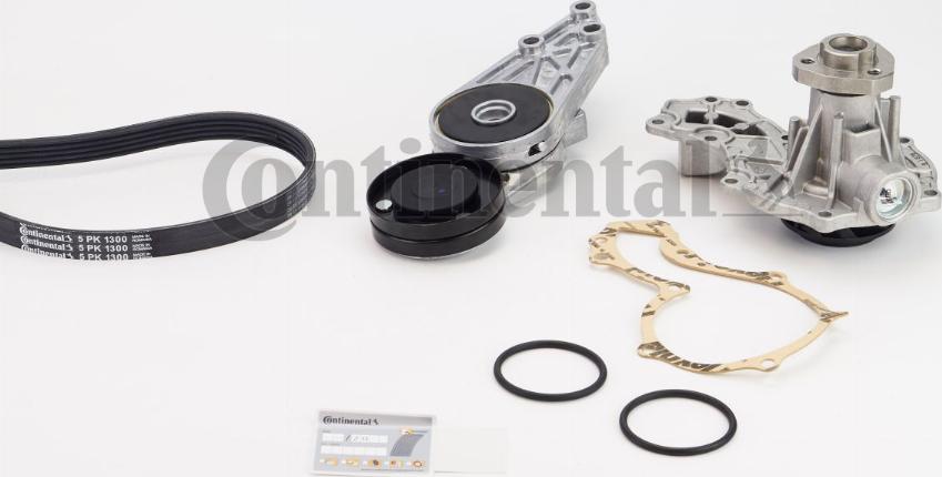 CONTINENTAL 5PK1300WP1 - Ūdenssūknis + ķīļrievu