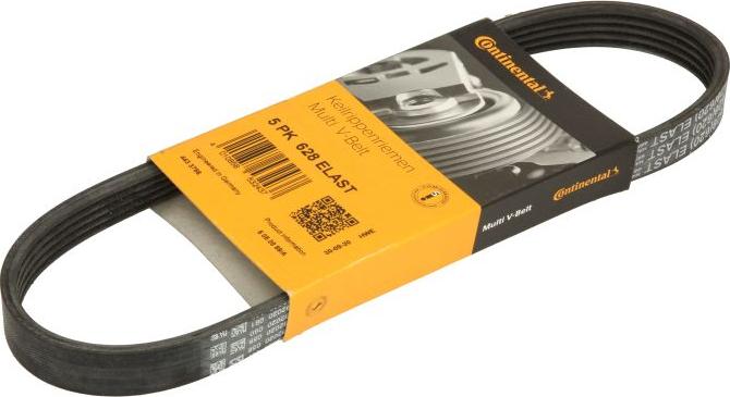 CONTINENTAL 5PK628 ELAST - 5PK628 ELAST