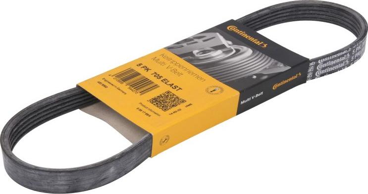 CONTINENTAL 5PK705ELAST - 5PK705 ELAST SIKSNA