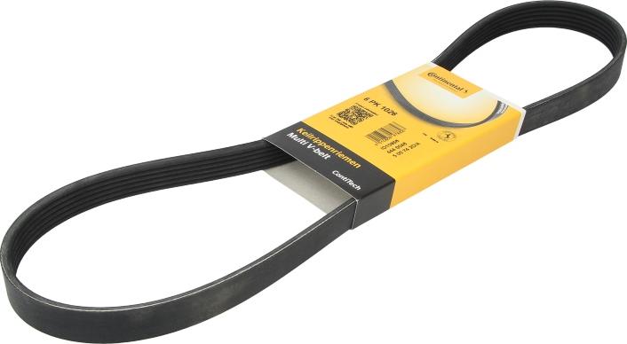 CONTINENTAL 6PK1026 - AGREGĀT SIKSNAS KOMPLEKTS