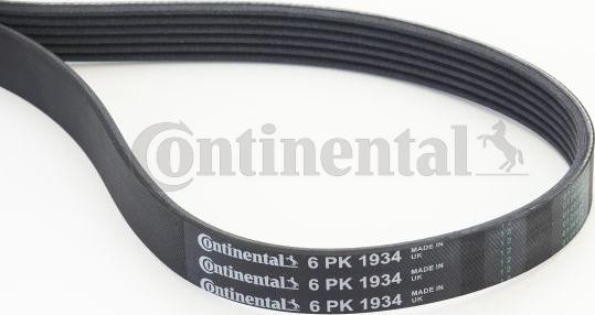 CONTINENTAL 6PK1934 - Ķīļrievu siksna