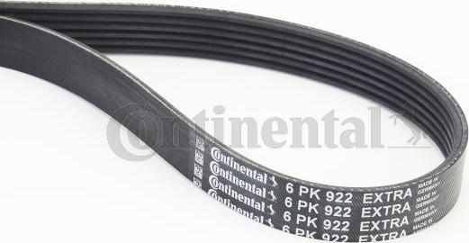 CONTINENTAL 6PK922EXTRA - AGREGĀT SIKSNAS KOMPLEKTS