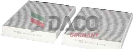 DACO DFC0303W - Filtrs, Salona telpas