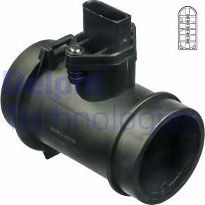 Delphi AF10285-12B1 - Gaisa masas mērītājs