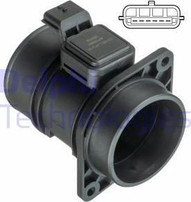 Delphi AF10367-12B1 - Gaisa masas mērītājs