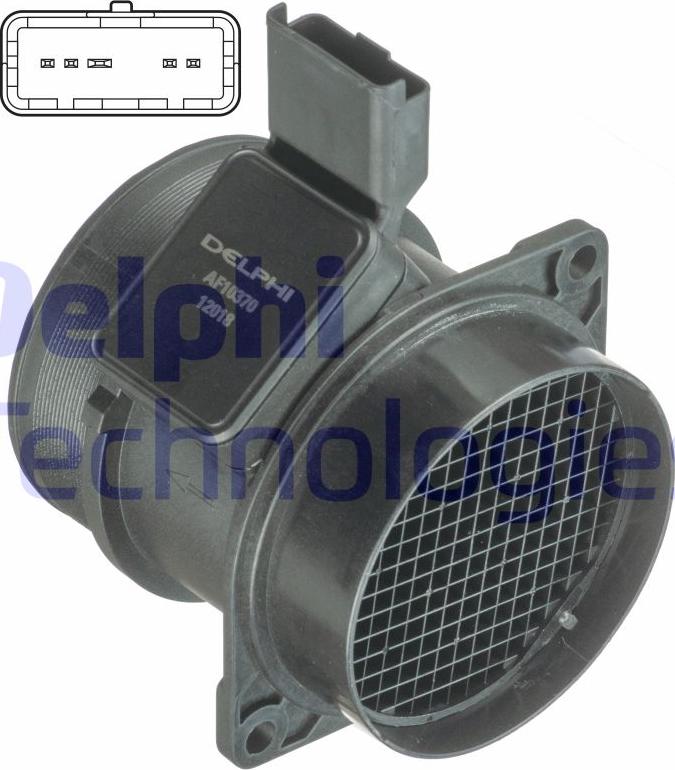 Delphi AF10370-12B1 - GAISA DAUDZUMA MĒR
