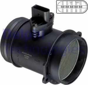 Delphi AF10561-12B1 - Gaisa masas mērītājs
