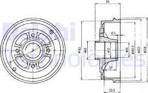 Delphi BF426 - Auto Part