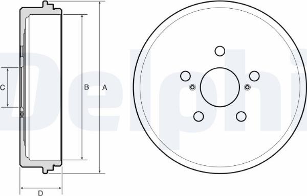 Delphi BF654 - Auto Part