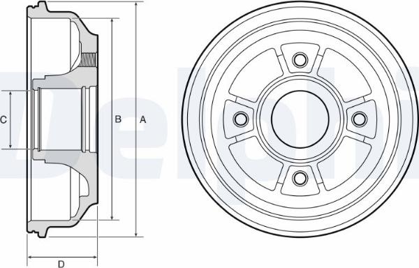 Delphi BF659 - Auto Part