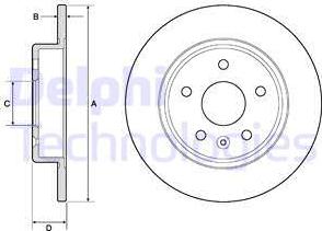 FREMAX BD-1564 - BREMŽU DISKS BD-1564