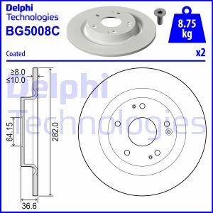 Delphi BG5008C - Bremžu diski