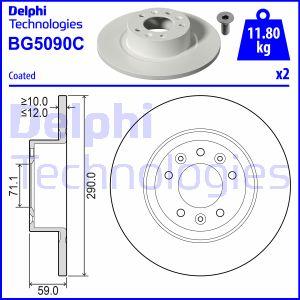 Delphi BG5090C - Bremžu diski