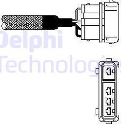 Delphi ES10333-12B1 - Lambda zonde