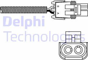 Delphi ES10989-12B1 - Lambda zonde