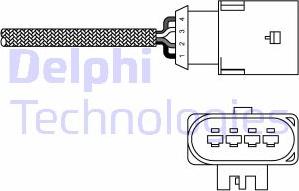 Delphi ES20303-12B1 - Lambda zonde