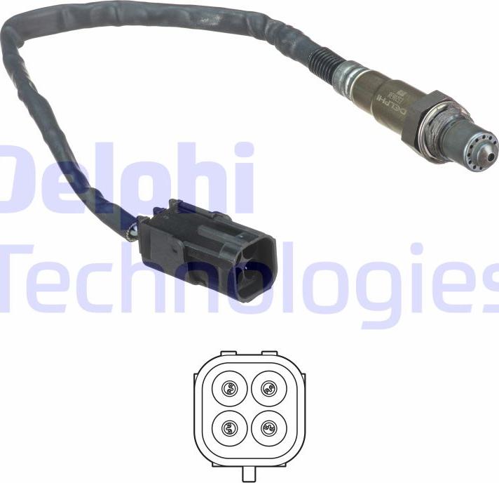 Delphi ES20638-12B1 - Lambda zonde