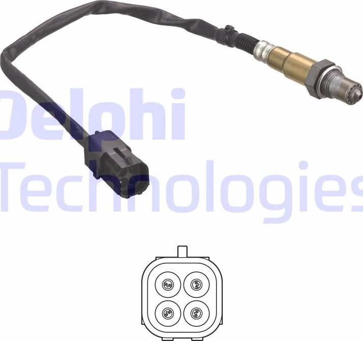 Delphi ES21075-12B1 - Lambda zonde