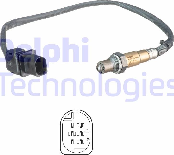 Delphi ES21081-12B1 - Lambda zonde