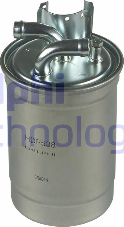 Delphi HDF538 - Degvielas filtrs -