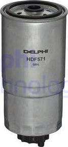 Delphi HDF571 - Degvielas filtrs