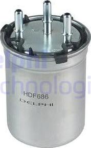 Delphi HDF686 - DEGV. FILTRS ADV182326