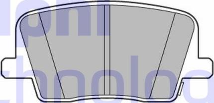 Delphi LP3581 - Bremžu uzliku kompl