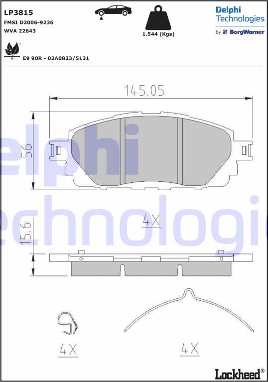 Delphi LP3815