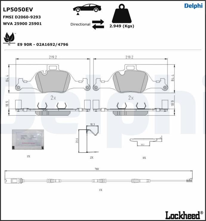 Delphi LP5050EV - Auto Part