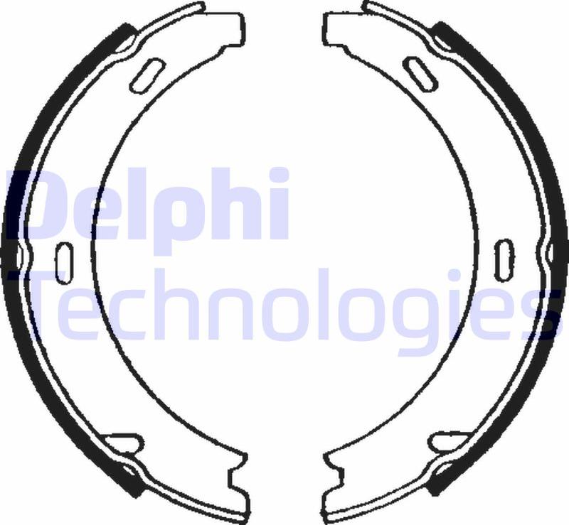 Delphi LS1637 - Bremžu loku kompl