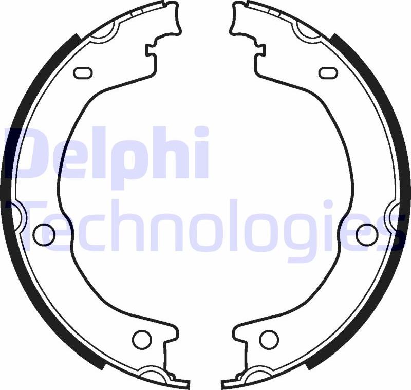 Delphi LS2118 - Bremžu loku kompl
