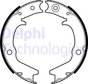 Delphi LS2145 - Bremžu loku komplekts