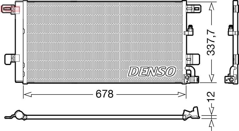 Denso DCN02001 - KOND.RADIATORS 8W0816411L