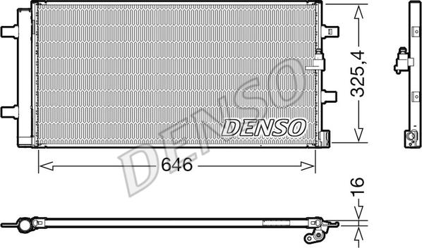 Denso DCN02041 - KOND.RADIATORS 4G0260403A