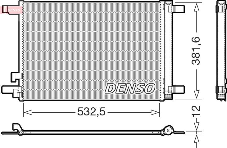 Denso DCN02048 - KOND.RADIATORS 5WA816411A