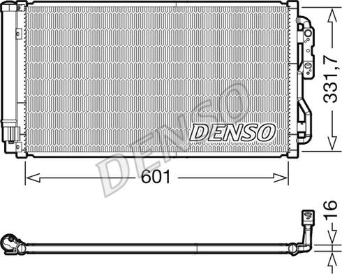 Denso DCN05033 - KOND.RADIATORS 64506804722