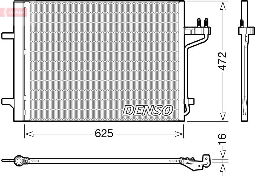 Denso DCN10047 - KOND.RADIATORS 2013474