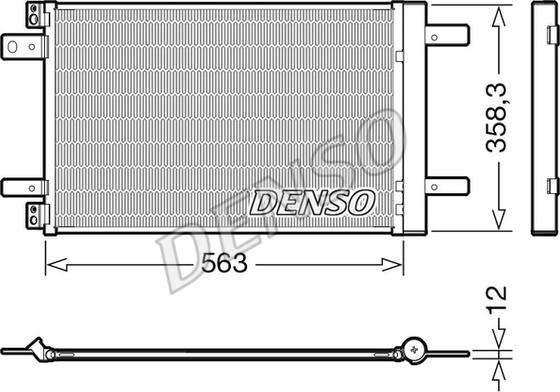 Denso DCN21032 - KOND.RADIATORS 9673629780